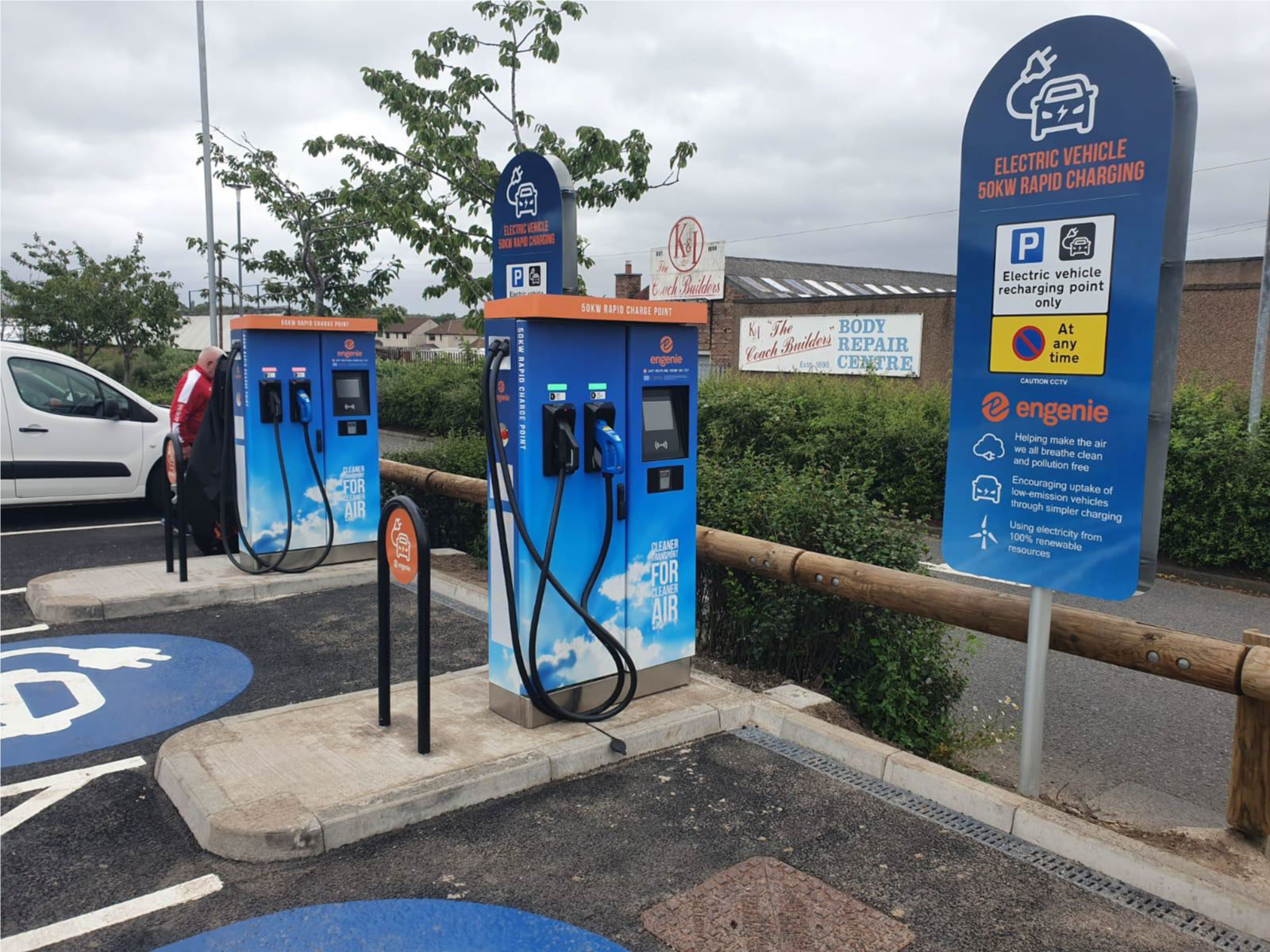 Signmark Car park Management E-guard EV charging signage